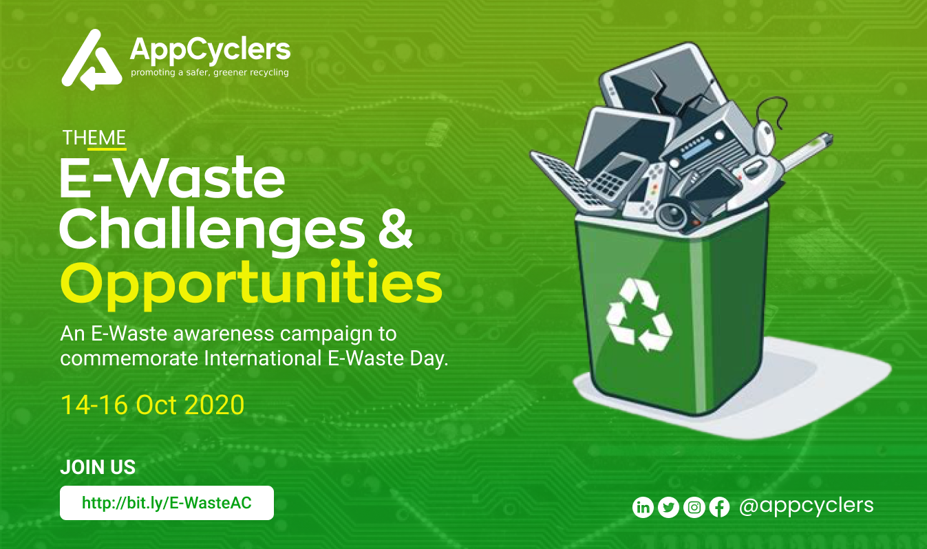 AppCyclers An Innovative E-waste Management Startup In Tamale To Organise An E-waste Awareness Campaign On International E-waste Day.