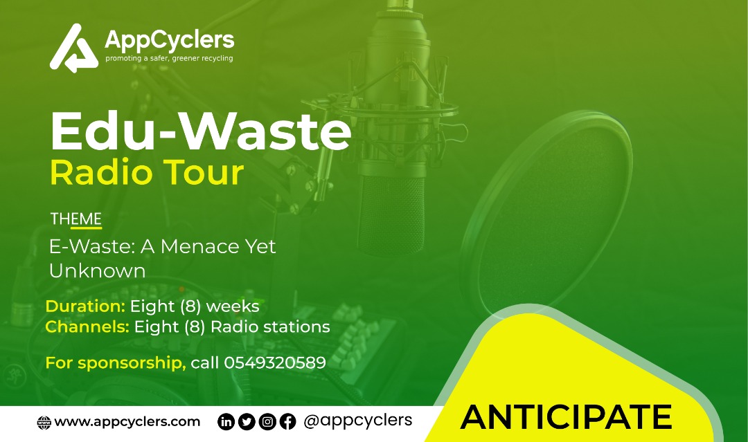 AppCyclers Launches an Edu-Waste Radio Tour on the theme E-waste: A Menace Yet Unknown.